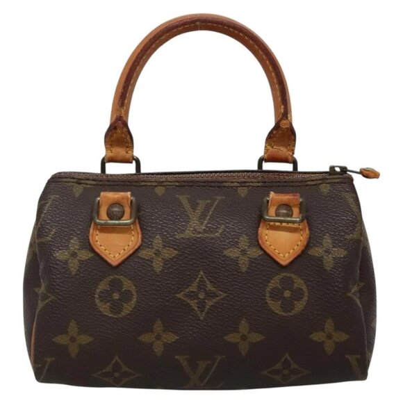 LOUIS VUITTON Monogram Mini Speedy Hand Bag M41534 LV Auth hk2286 - Picture 2 of 13